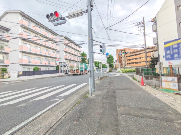 接道状況および現場風景　【志木市柏町５丁目】