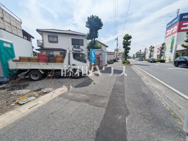 接道状況および現場風景　【志木市柏町５丁目】