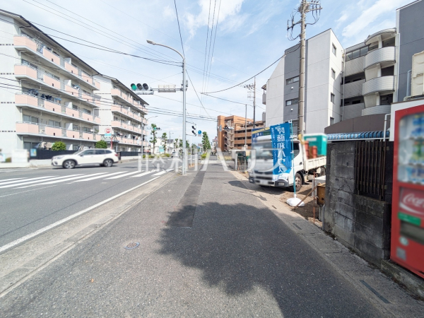 接道状況および現場風景　【志木市柏町５丁目】
