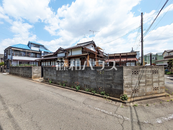 約65.95坪のゆとりある敷地ですので、広いお庭も確保できそうですね♪　【立川市栄町２丁目】現地写真(現況：古屋あり）