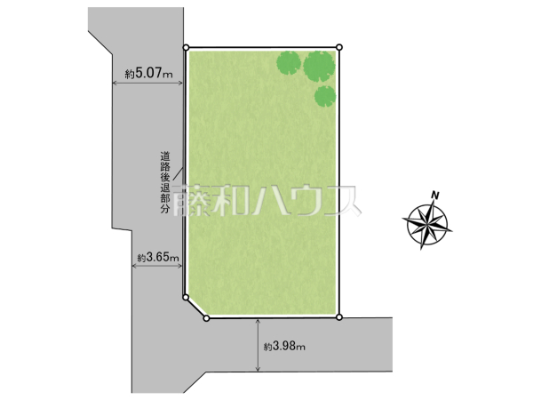 全体区画図　【立川市栄町２丁目】