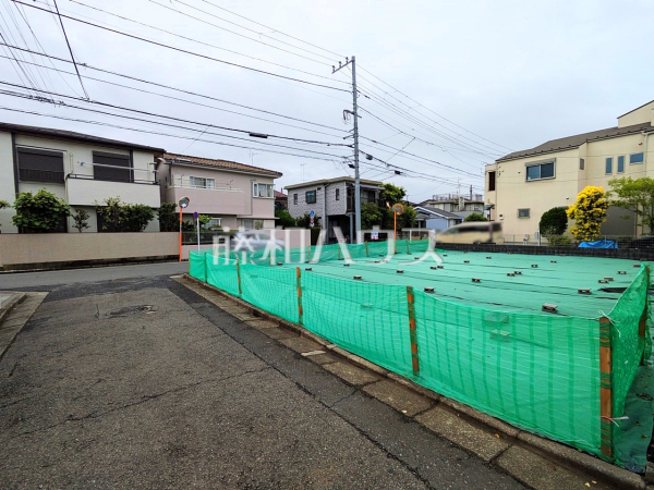 接道状況および現場風景　【練馬区立野町】