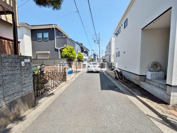接道状況および現場風景　【練馬区土支田３丁目】