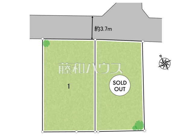 全体区画図　【武蔵野市吉祥寺北町５丁目】