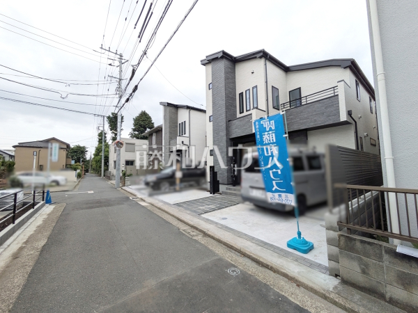 接道状況および現場風景　【武蔵野市吉祥寺北町５丁目】