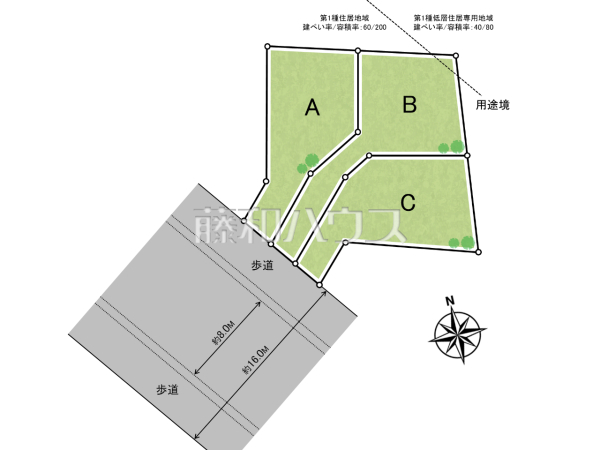 全体区画図　【東久留米市幸町２丁目】