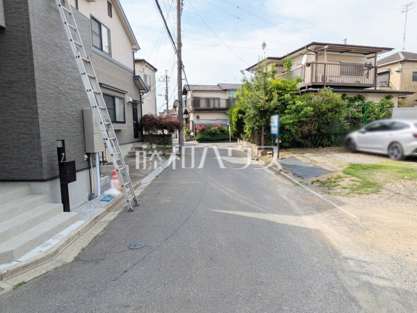 接道状況および現場風景　【ふじみ野市元福岡１丁目】