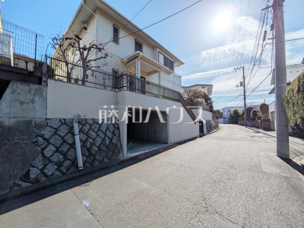 接道状況および現場風景　【多摩市桜ヶ丘３丁目】
