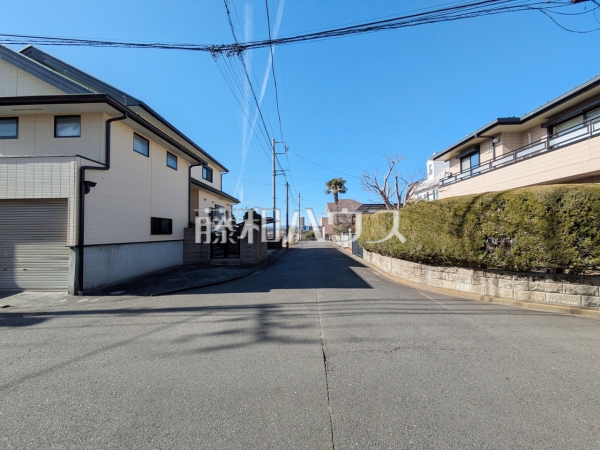 接道状況および現場風景　【多摩市桜ヶ丘３丁目】