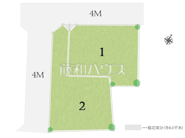 ≪全体区画図≫物件の事、諸費用の事など、小さな疑問もお気軽にご連絡・ご相談下さい。 　【世田谷区喜多見９丁目】
