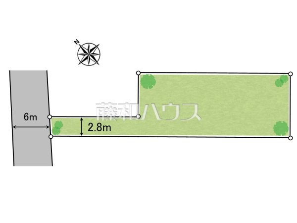 区画図　【川越市岸町２丁目】