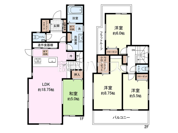 間取図　【川越市岸町２丁目】