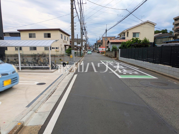 接道状況および現場風景　【川越市岸町２丁目】