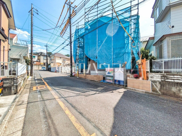 接道状況および現場風景　【清瀬市中里６丁目】