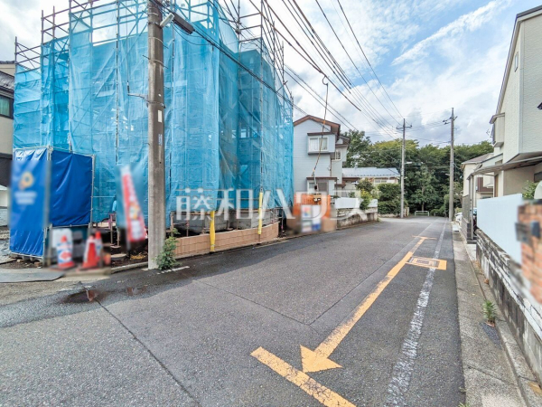 接道状況および現場風景　【清瀬市中里６丁目】