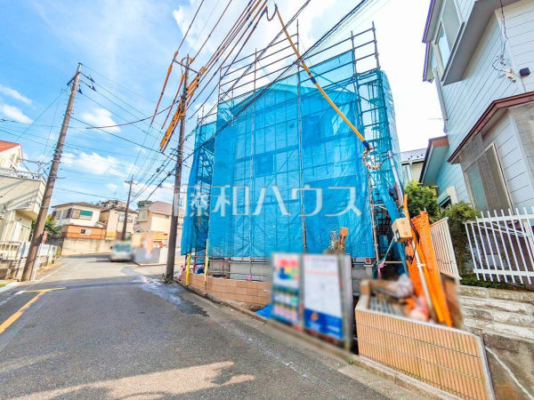 接道状況および現場風景　【清瀬市中里６丁目】