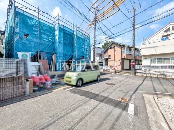 接道状況および現場風景　【清瀬市中里６丁目】 平日のご案内も可能です。まずはお気軽にお問合せ下さいませ。 
