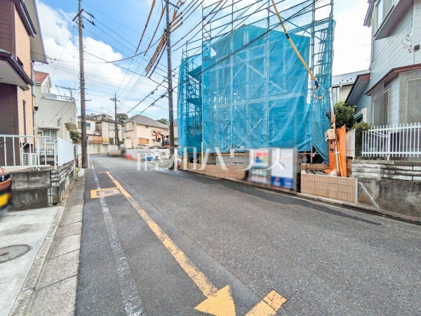 接道状況および現場風景　【清瀬市中里６丁目】