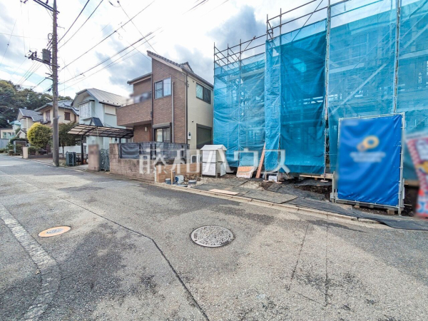 接道状況および現場風景　【清瀬市中里６丁目】