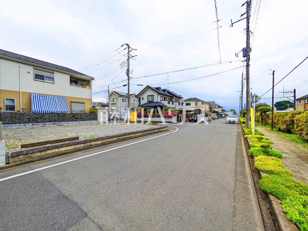接道状況および現場風景　【小平市栄町１丁目】