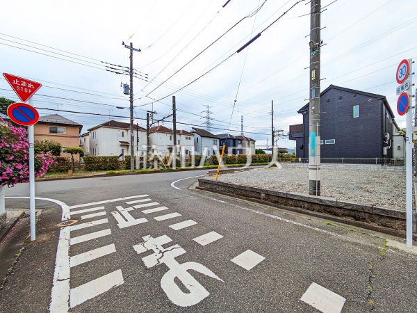 接道状況および現場風景　【小平市栄町１丁目】