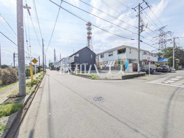 接道状況および現場風景　【小平市栄町１丁目】平日のご案内も可能です。まずはお気軽にお問合せ下さいませ。