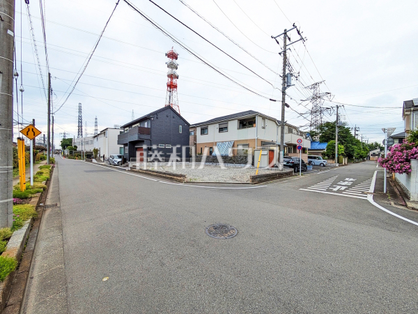 接道状況および現場風景　【小平市栄町１丁目】