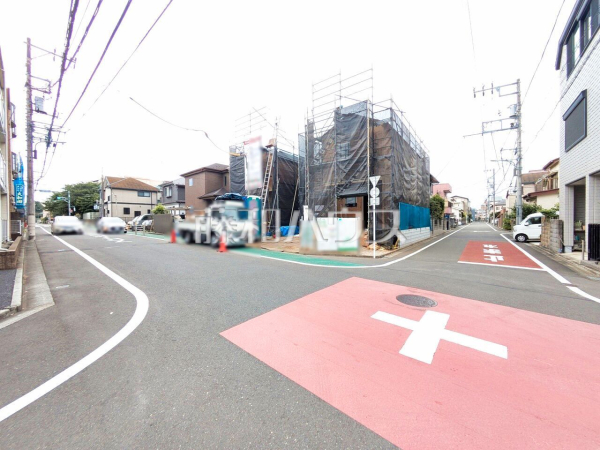 接道状況および現場風景　【八王子市台町４丁目】