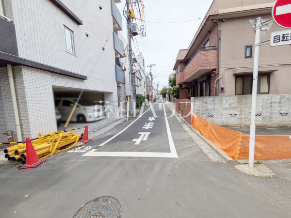 接道状況および現場風景　【中野区野方６丁目】