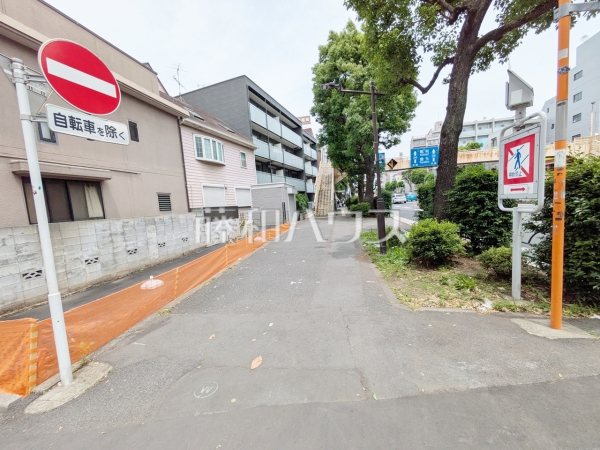 接道状況および現場風景　【中野区野方６丁目】