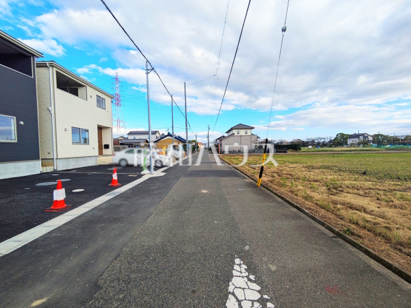 接道状況および現場風景　【岩倉市曽野町宮前】