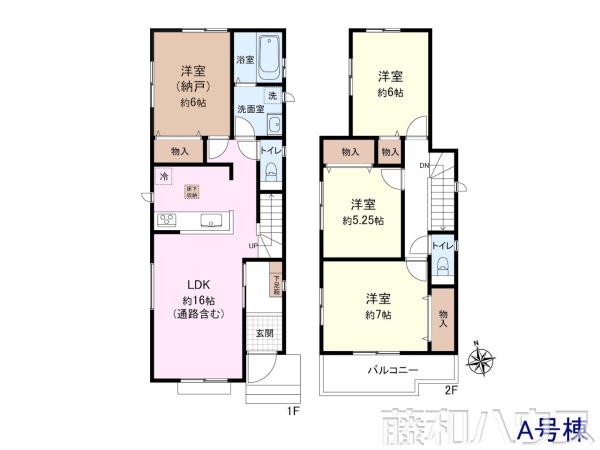 間取図　【春日井市気噴町北１丁目】