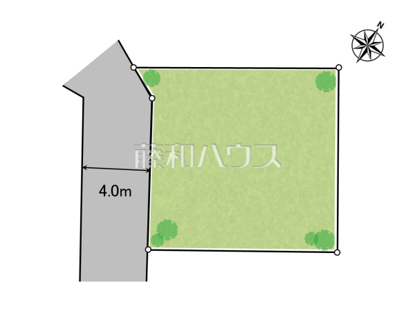 全体区画図　【ふじみ野市上福岡４丁目】