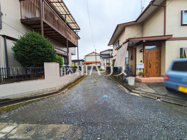 接道状況および現場風景　【八王子市石川町】