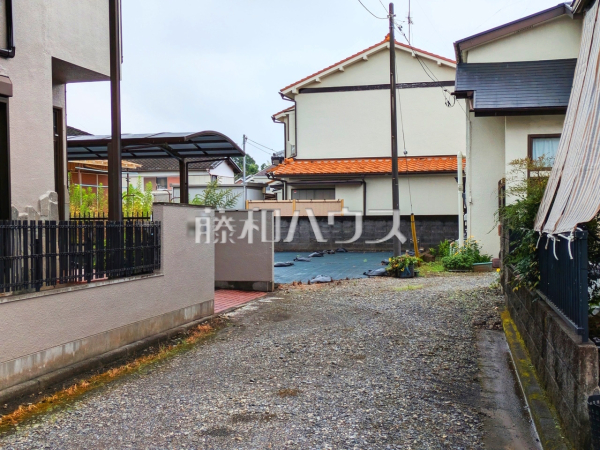 接道状況および現場風景　【八王子市石川町】