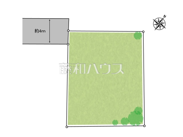 全体区画図　【所沢市狭山ケ丘２丁目】