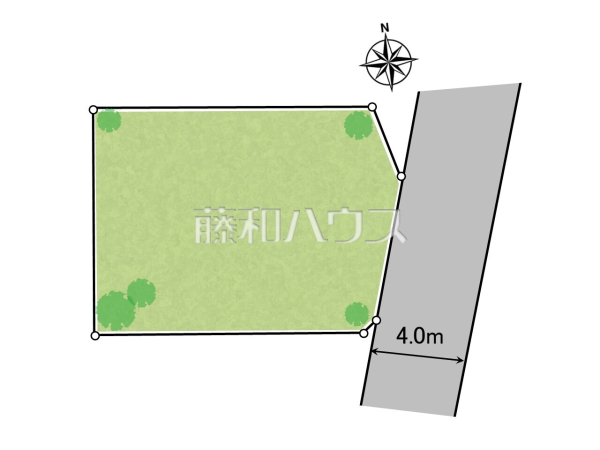 区画図　【川越市上野田町】