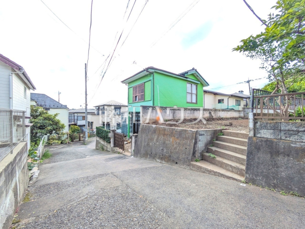 接道状況および現場風景　【所沢市大字北秋津】