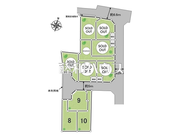 全体区画図　【東久留米市氷川台１丁目】