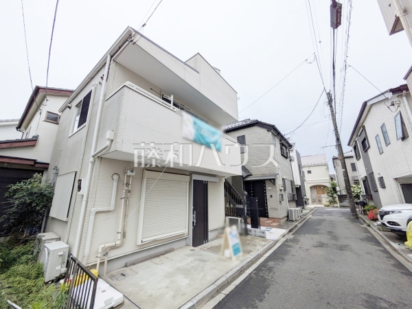 接道状況および現場風景　【三鷹市上連雀５丁目】