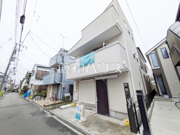 接道状況および現場風景　【三鷹市上連雀５丁目】