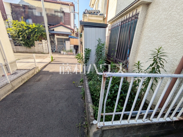 接道状況および現場風景　【調布市国領町６丁目】