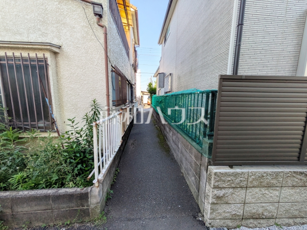 接道状況および現場風景　【調布市国領町６丁目】