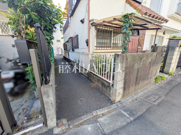 接道状況および現場風景　【調布市国領町６丁目】