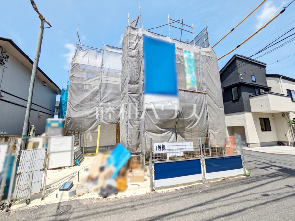 ≪1号棟　外観≫24時間換気システム機能つき！花粉・PM2.5などの微小粒子物質の侵入を防ぎ、快適な室内を保ちます。 　【調布市上石原１丁目】