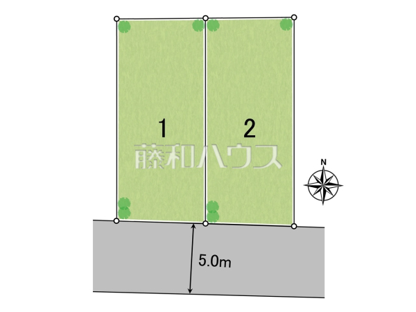 全体区画図　【所沢市大字山口】