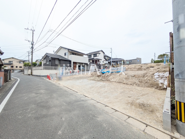 3号棟　接道状況および現場風景　【福岡市城南区友丘４丁目】