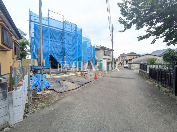 接道状況および現場風景　【八王子市元本郷町３丁目】
