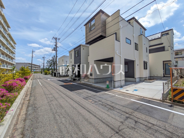 接道状況および現場風景　【昭島市福島町】