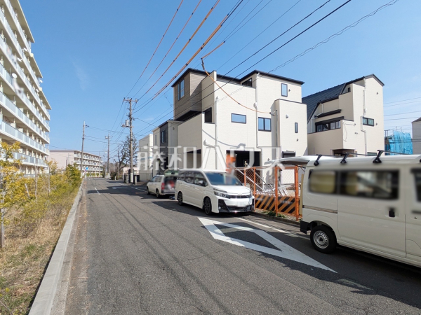 接道状況および現場風景　【昭島市福島町】